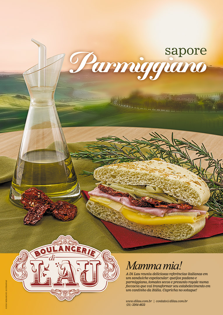 Foto e Projeto Gráfico Lançamento de Sanduíche